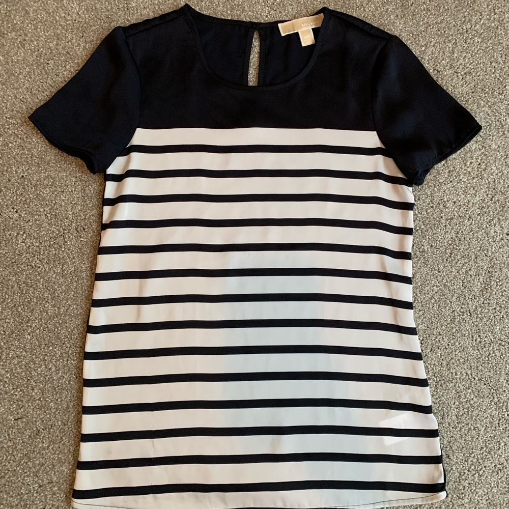 Michael Kors striped shell top